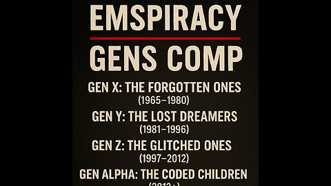 The Generations Were Never Lost, Gen X, Millennials & the Spark They Tried to Kill