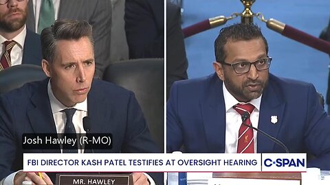 Josh Hawley (R-MO) questions Kash Patel * 9/16/25