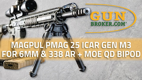 Magpul PMAG 25 ICAR GEN M3 for 6mm & 338 ARC + MOE QD Bipod – New Innovations Unveiled | GunBroker