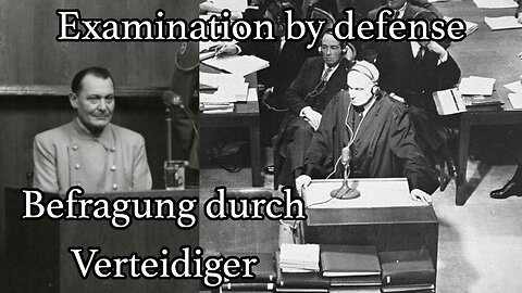 1946-03-15 Nürnberger Prozesse: Hermann Göring Befragung durch Verteidiger (1/6)