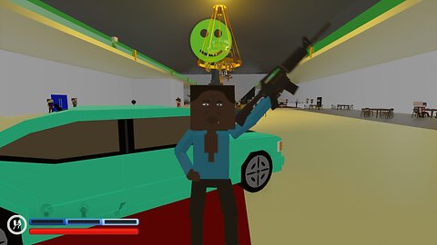 Playing Paint The Town Red Steam Workshop level maps and video games - (No Commentary).