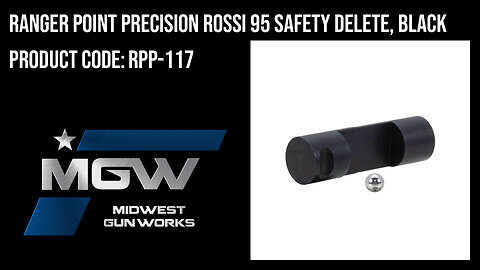 Ranger Point Precision Rossi 95 Safety Delete, Black - RPP-117