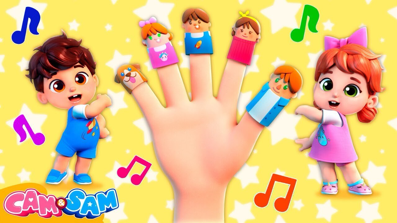 Cam And Sam - Finger Family Song Dance Version