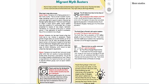 UK pro-immigration fact sheet: "Migrants will contribute more than the average British citizen"