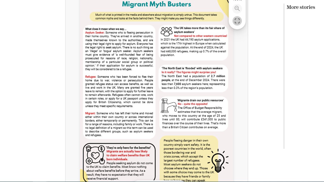UK pro-immigration fact sheet: "Migrants will contribute more than the average British citizen"