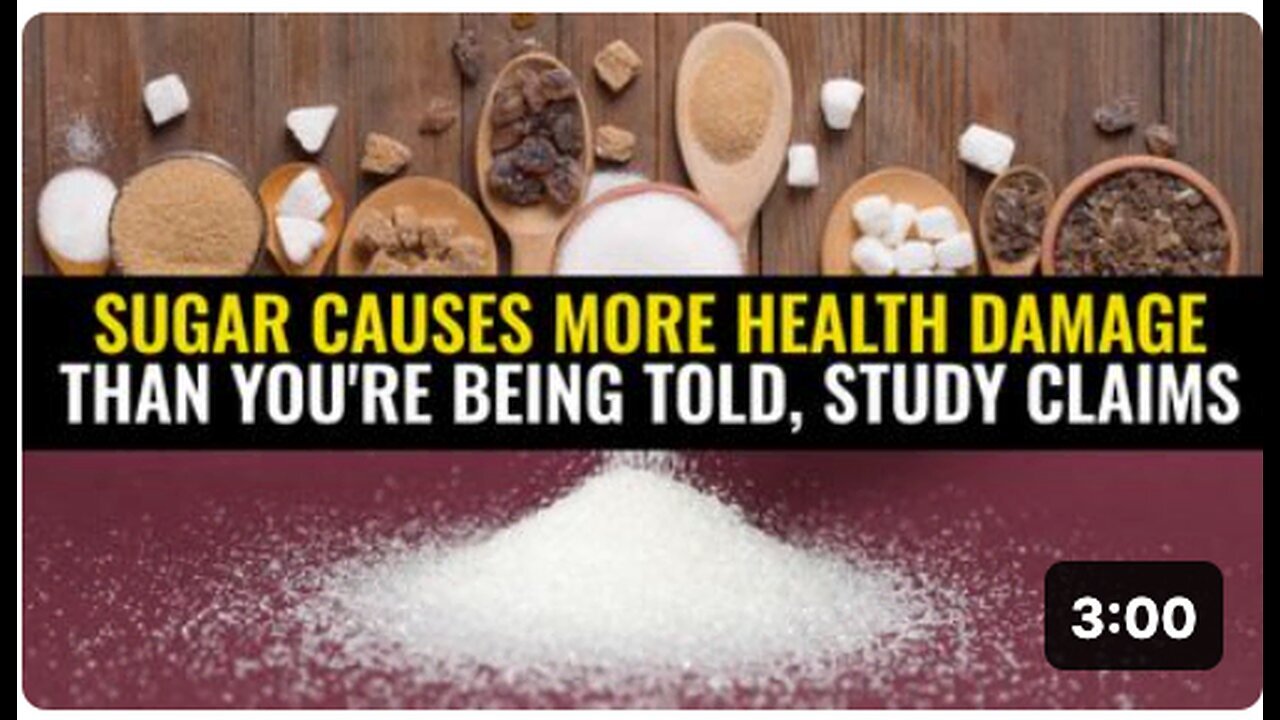 "Study Reveals Health Damage from Sugar is Greater Than Commonly Disclosed"