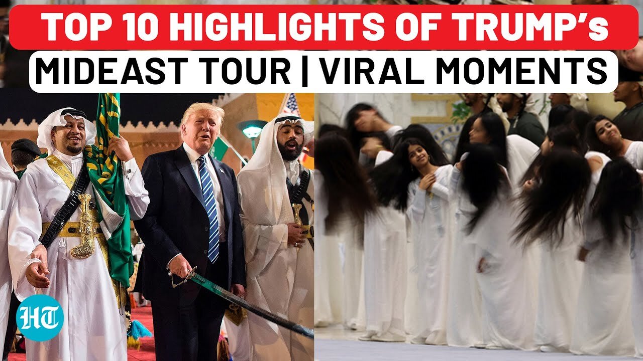 From Sword Dance In Qatar To Golf Carting In Saudi, Top 10 Highlights Of Trump’s Middle East Tour