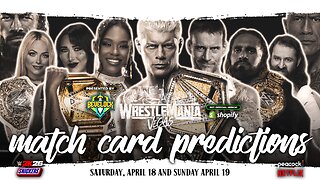 WWE WrestleMania 42 - Match Card Predictions