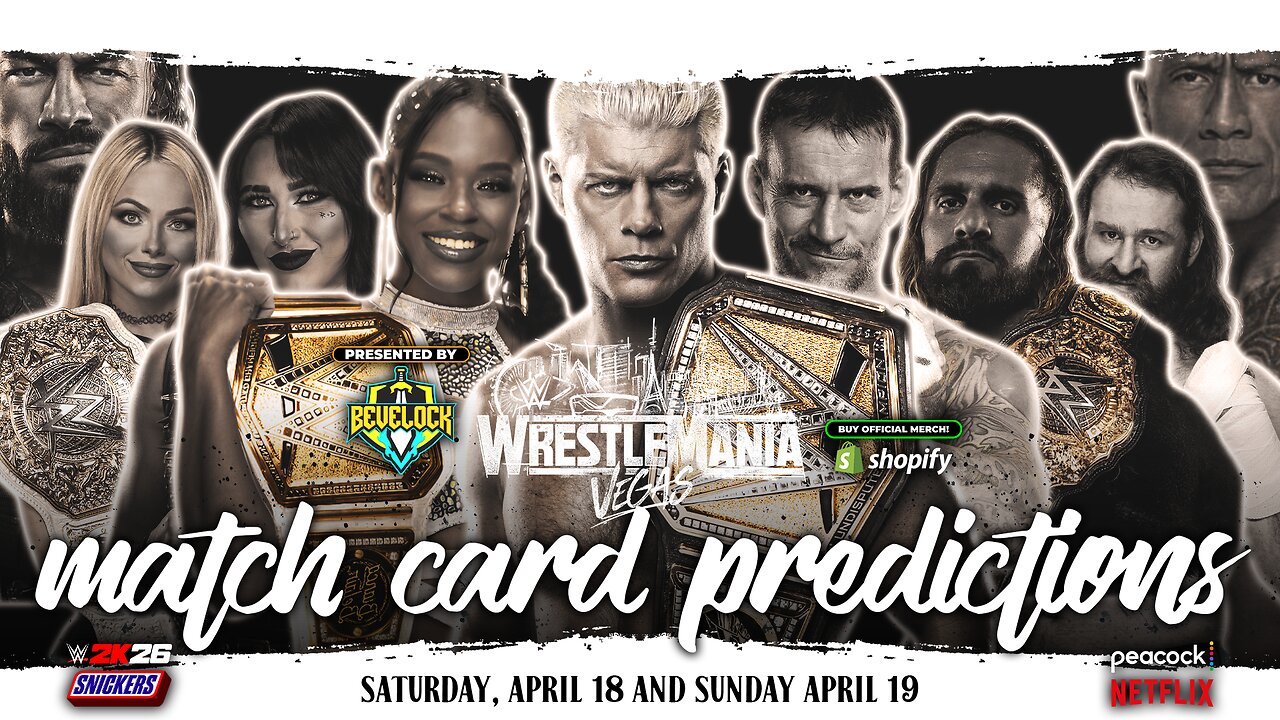 WWE WrestleMania 42 - Match Card Predictions