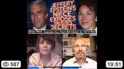 Epstein's Niece, Anya Wick, tells all her experience growing up in a Satanic family ~ w/ Shawn Attwood