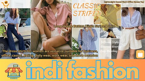 Classic Long Sleeve Stylish Collared Office Work Blouses Tops | Indifashion