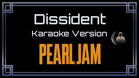 Pearl Jam - Dissident (CC)