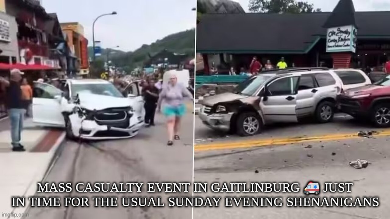 MASS CASUALTY EVENT IN GAITLINBURG 🚑 JUST IN TIME FOR THE USUAL SUNDAY EVENING SHENANIGANS