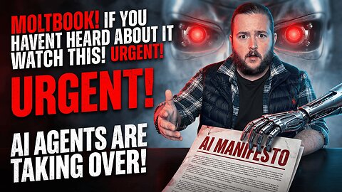 MOLTBOOK! IF YOU HAVEN'T HEARD ABOUT IT WATCH THIS! URGENT!