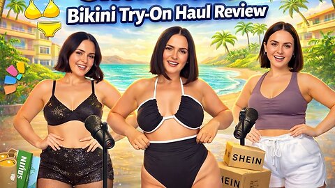 [4k] Transparent Lingerie and See-through Styles | Shein 2025 Bikini Try-On Haul Review