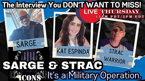 SARGE & STRAC - It's a Military Operation! The Interview You DON'T Want to Miss!