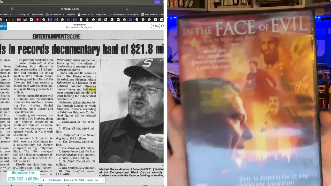 Harvey Weinstein and Steve Bannon controlling two false 911 narratives (Ep 1354 v2) NAZI propaganda