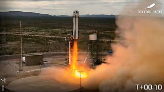 Blastoff! Blue Origin launches NS 33 crew to suborbital space, nails landings