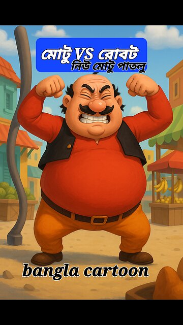 Motu Patlu Funny Robot Fight | Bengali Cartoon Comedy | Samosa Power | Motu Patlu 2025. Part: 2