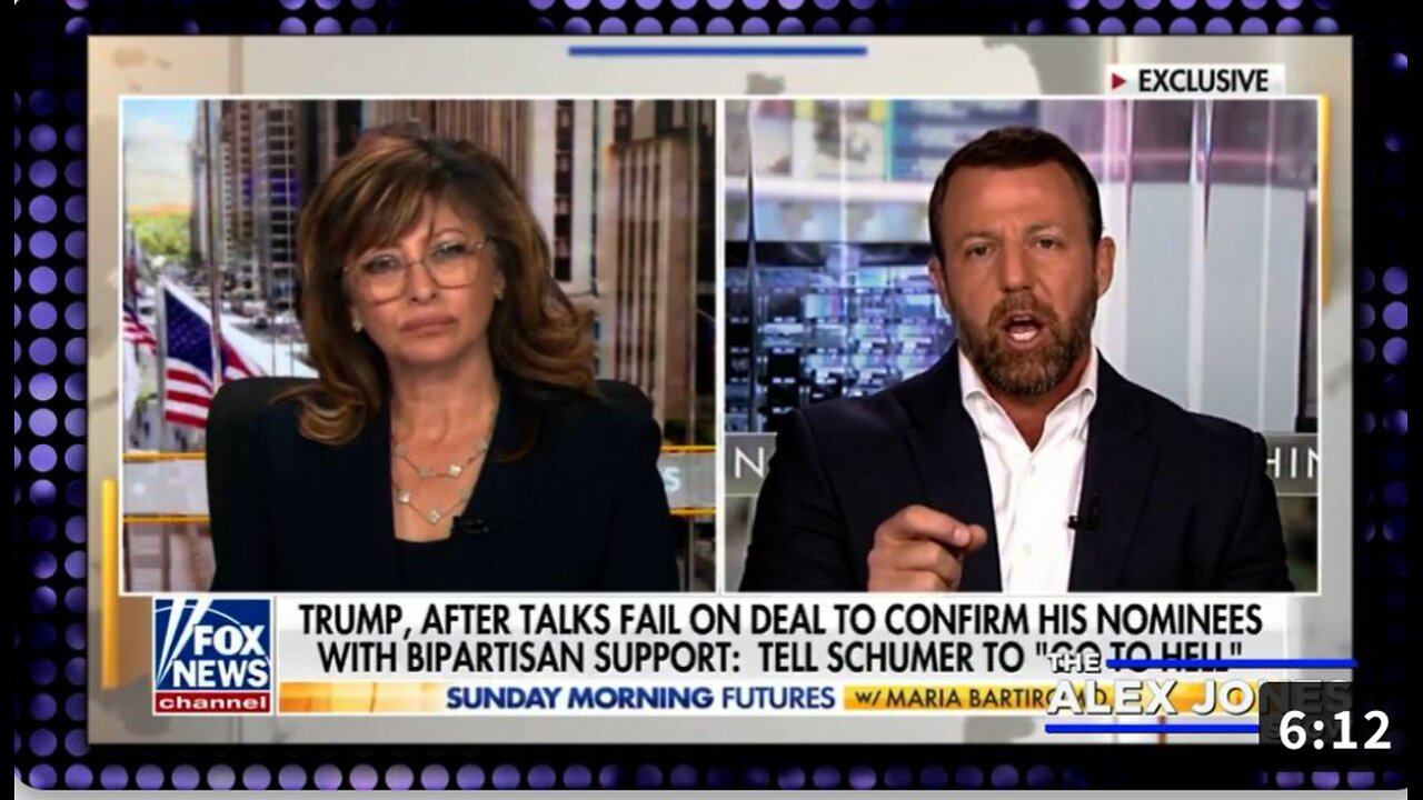 NAKED CORRUPTION: Rep. Sen. Markwayne Mullin Exposes Chuck Schumer's Extortion Scheme After He Demanded Billions In Exchange For Confirming President Trump's Nominees