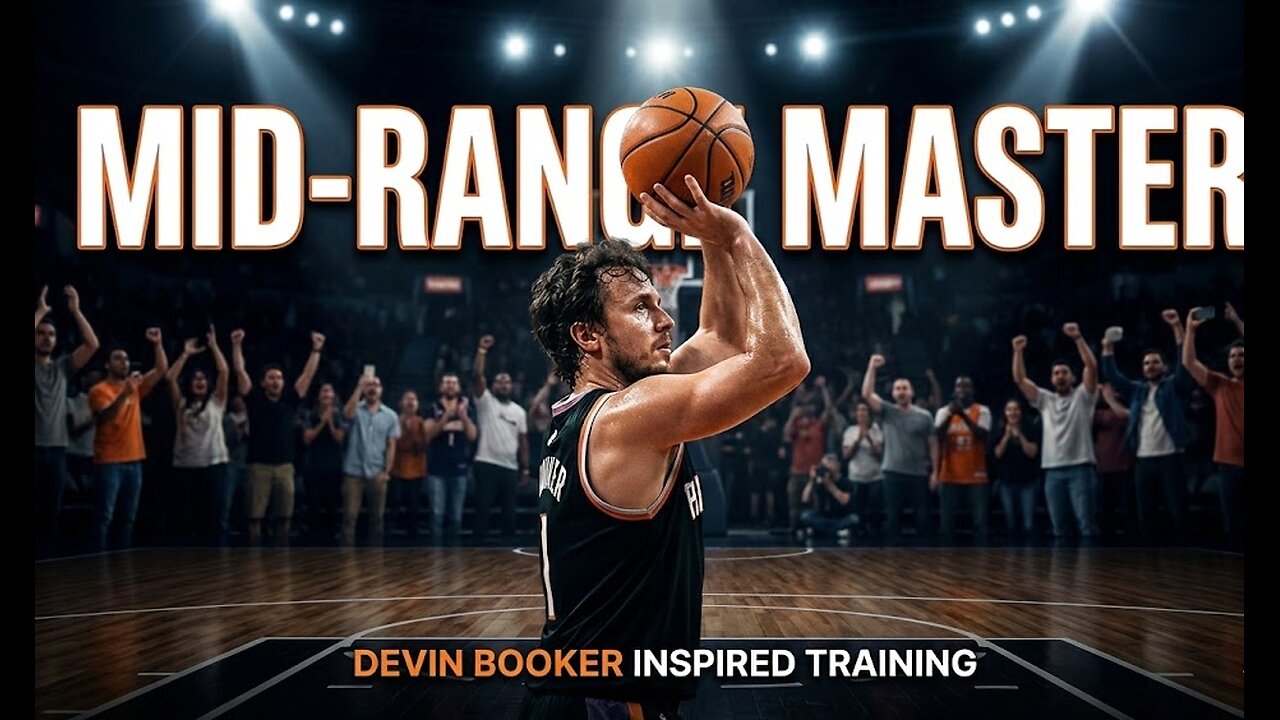 DEVIN BOOKER MID RANGE SHOOTING BASKETBALL TRAINING