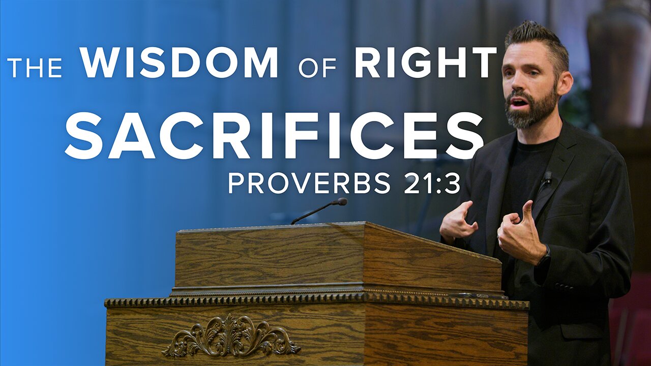 The Wisdom of Right Sacrifices