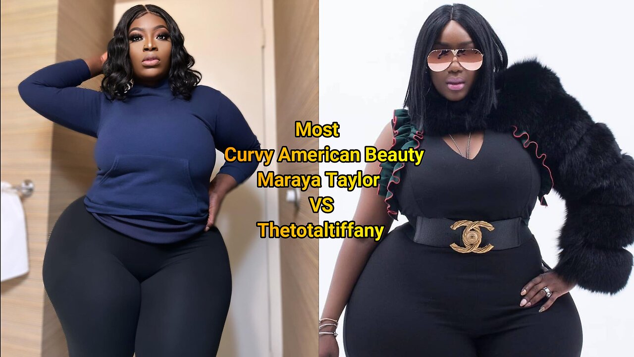 Most Curvy American Beauty Linda Kamara VS Thetotaltiffany