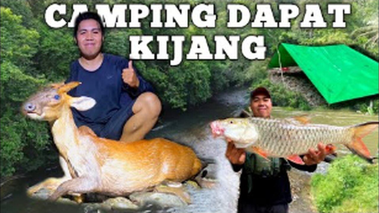 Heavy Rain Camping Adventure – Hunting Deer & Fishing in the Jungle | Cooking & Overnight Survival