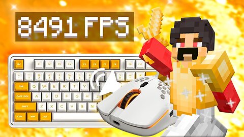 2000fps Crisp Bedwars ASMR Keyboard & Mouse Sounds | Hypixel Bedwars
