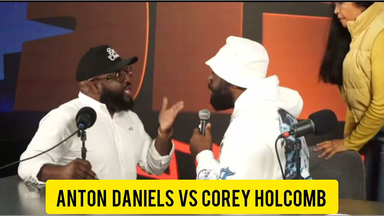 Anton Daniels and Corey Holcomb almost come to blows.