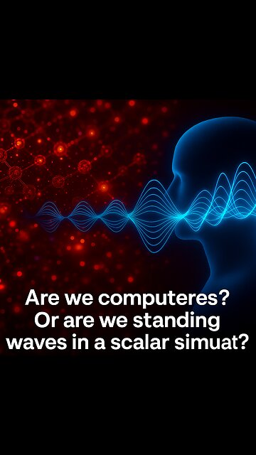 💥 Solved with FWT: Are We Computers? Or Are We Standing Waves in a Scalar Simulation?