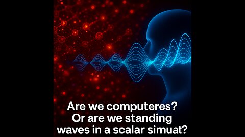 💥 Solved with FWT: Are We Computers? Or Are We Standing Waves in a Scalar Simulation?