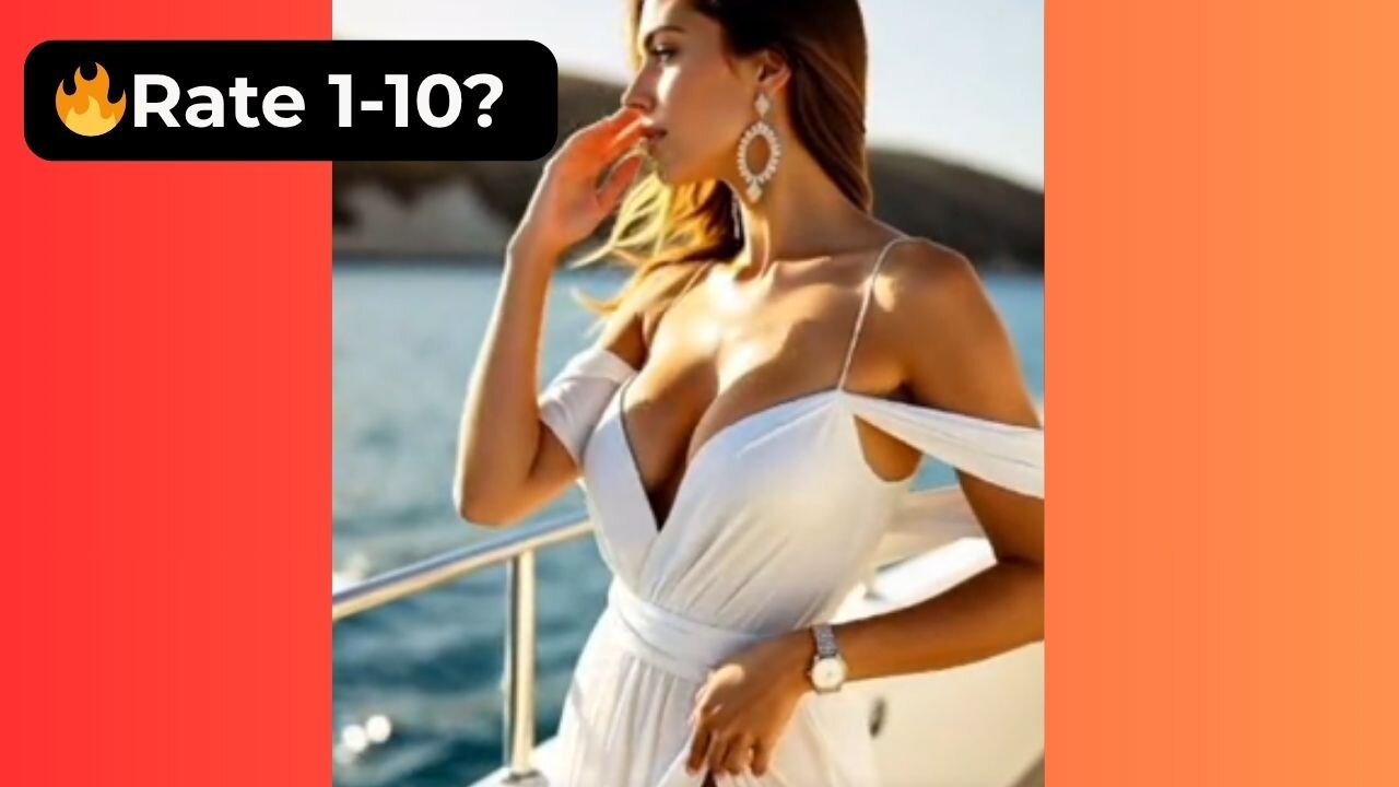 🔥 Rate This White Daytime Dress 1-10? | Supermodel Chic 4K