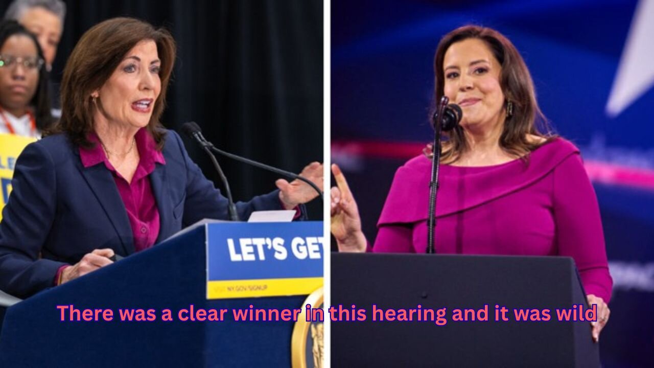 Elise Stefanik destroys Kathy Hochul and it is marvelous