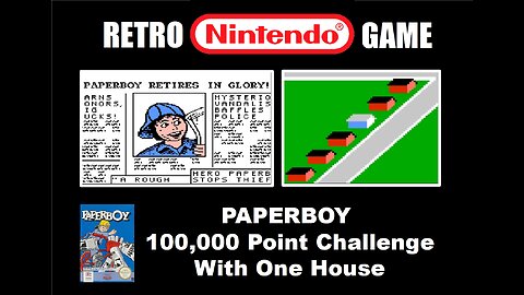 PaperBoy 100,000 Point Challenge: Chill & Chat with BrightGaming playing NES Nintendo Games