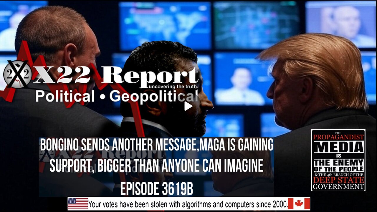 Ep 3619b - Bongino Sends Another Message,MAGA Is Gaining Support, Bigger Than Anyone Can Imagine
