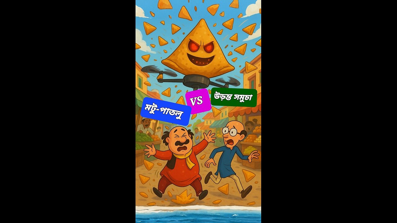 উড়ন্ত সমুচার কাণ্ড! | মটু-পাতলু VS উড়ন্ত সমুচা | Bangla motu patlu cartoon