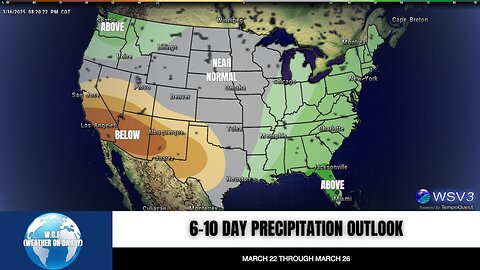 ☀️ Dry Southwest, Rainy Northwest & Florida! 3/16/25 #shorts