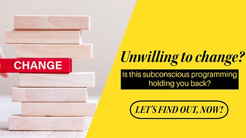 Are you feeling stuck and don't know why?