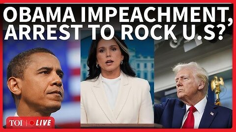 🔴 Live: Obama Impeachment LIVE America In Shock, Obama Arrest & Impeachment To Rock U.S.