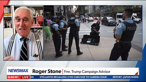 Roger Stone to Newsmax: Chicago Police Vacancies Not Filled Due to Lack of Support