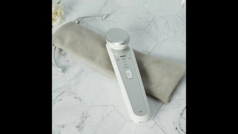 Portable Rechargeable Eye Massager, with Cool & Heat Options, Rotatable Head & Sonic Vibration