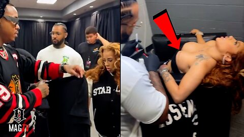 Keyshia Cole Gets Ryan Henry To Cover Up Hunxho Tattoo After Her Chicago Concert! 💉