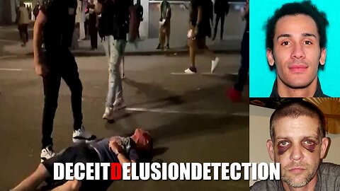 A white man and his girlfriend were harassed and brutally attacked in downtown Portland. Video shows a black suspect punching and kicking the victim repeatedly, knocking him unconscious