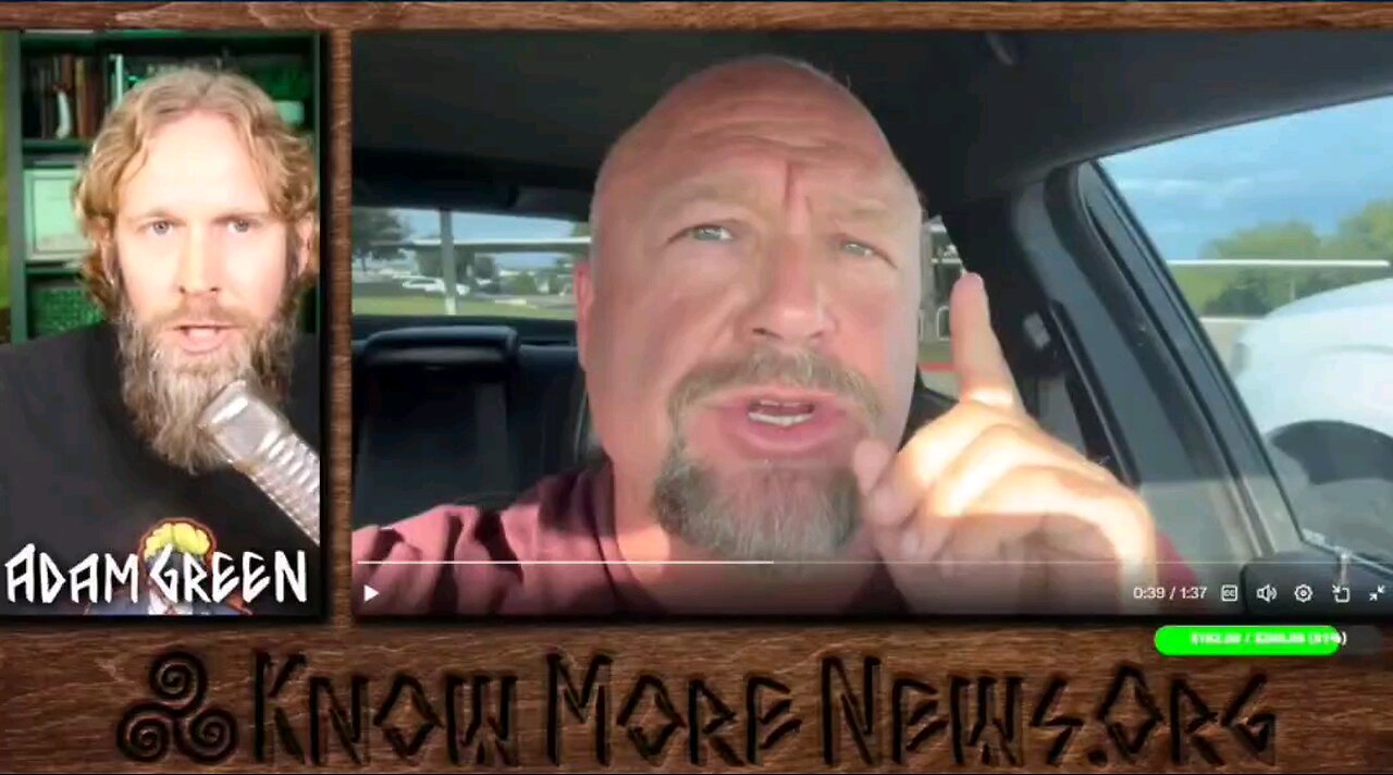 Adam Green reacts to Alex Jones Russian propaganda video (KMN)