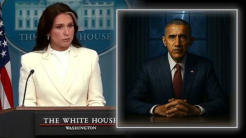 BREAKING NOW: DNI Tulsi Gabbard Drops Bombshell Report On Barack Hussein