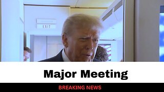 Trump Speaks To Reporters About High Stakes Meeting