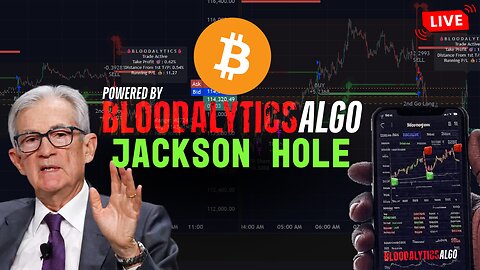 #Bitcoin Trade LIVE: Powell’s Jackson Hole Shock! Free Signals & Bloodalytics Calls!