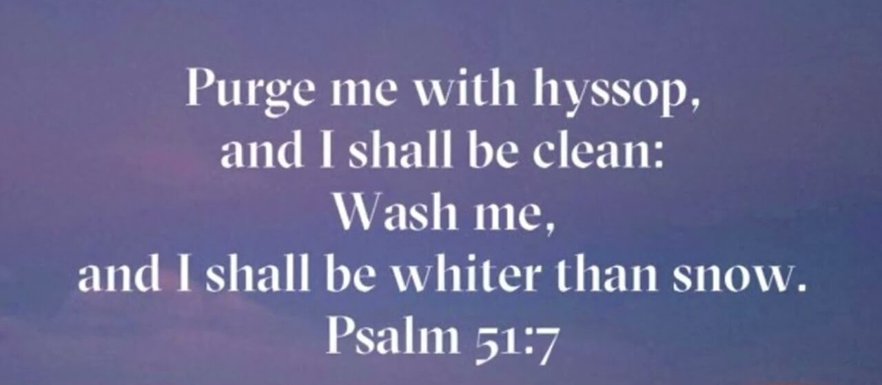Oh God, purge us from our sins & help us to sin not