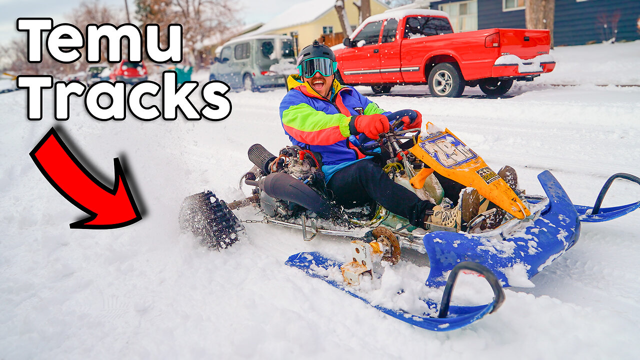 Shifter Kart on Snow Tracks Rips City Streets
